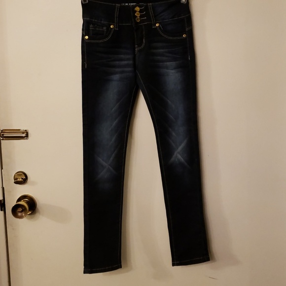 Girl's Skinny legged jeans SZ 8 R - Picture 1 of 4